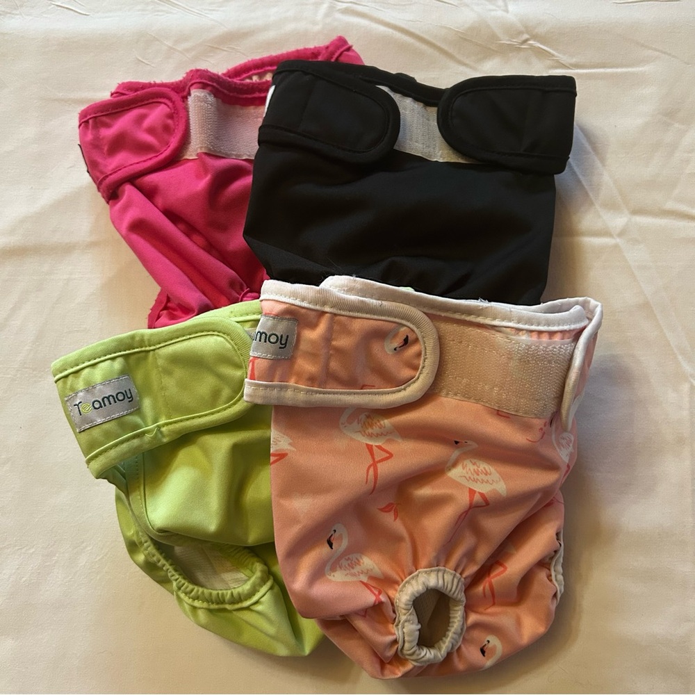 Teamoy 4 Dog Reusable Diapers